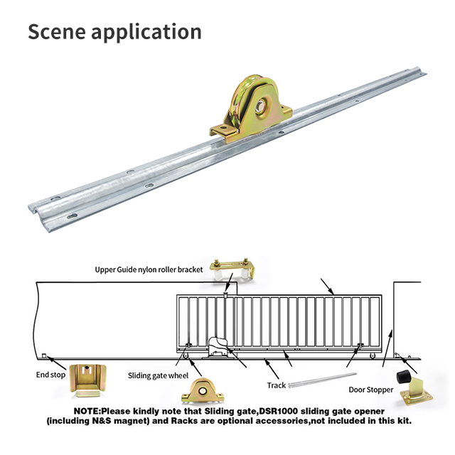 Günstiger Preis China Hot Sale Bolt Down Track Sliding Gate Track